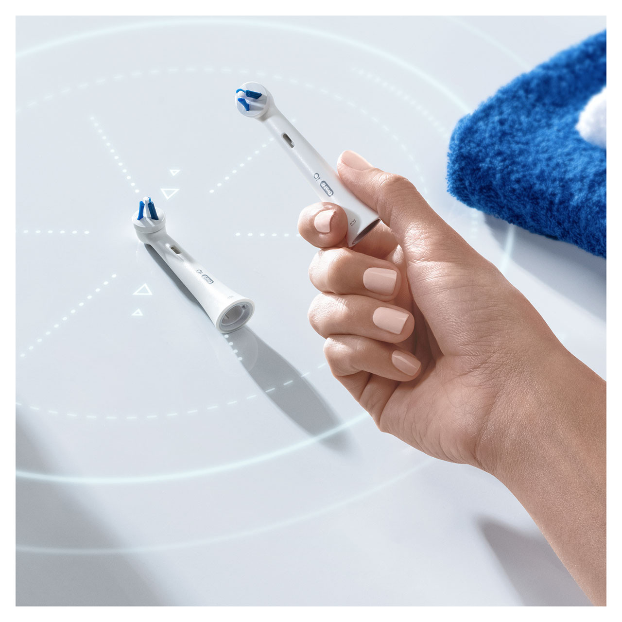 iO Targeted Clean Replacement Brush Head, 2-Count, White - Image 5