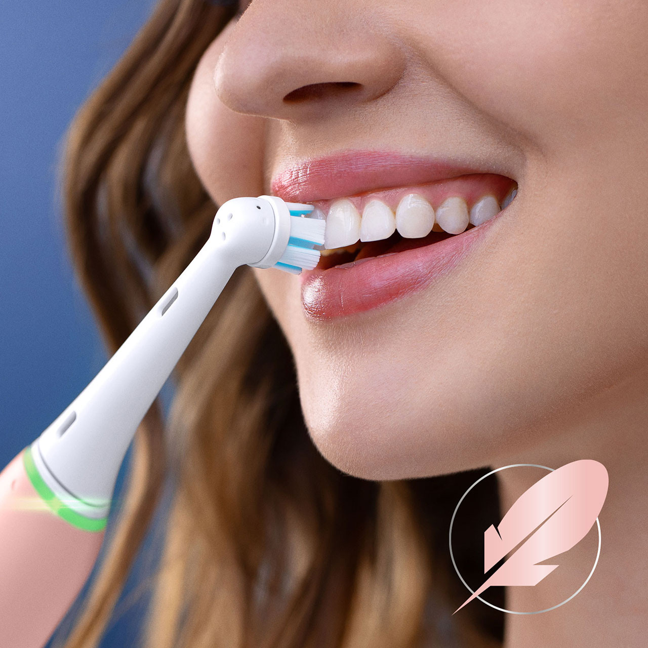 Oral-B iO Gentle Care Replacement Brush Heads, 2-Count, White - Image 7