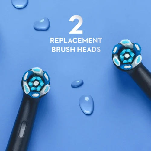 Alternative view of Oral-B iO Ultimate Clean Replacement Brush Heads, 2-Count, Black