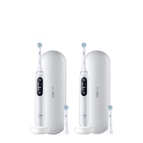 Oral-B iO Series 7 Twin Pack, White Alabaster